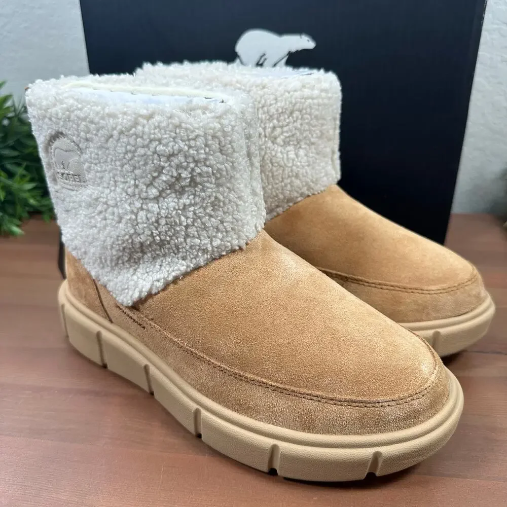 Sorel Women's Explorer III‎ Cosy Slip-On Waterproof Boots Size 10